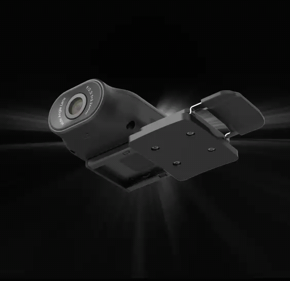 Placing the Bike Cam Pro onto the mounting clip