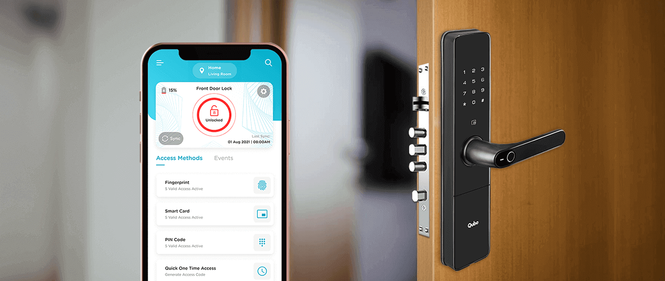 Keyless entry and enhanced security with Qubo Smart Locks