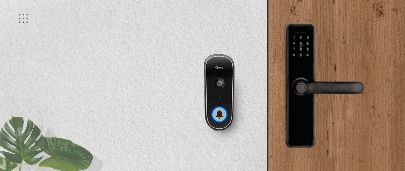 See, speak, and secure your front door with Qubo smart video doorbell