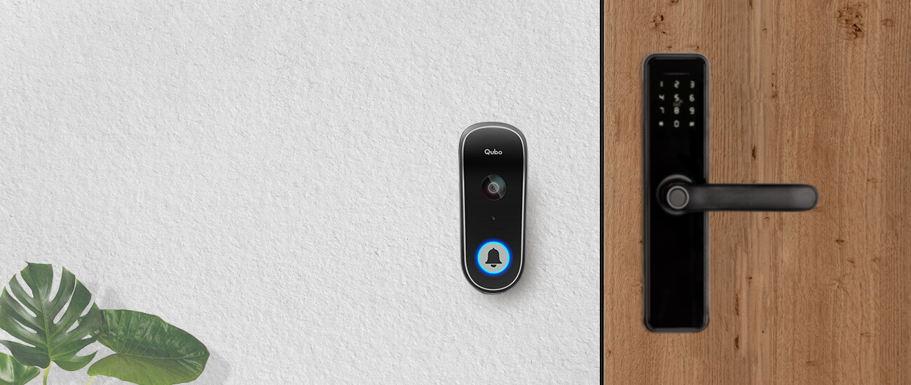 Smart and secure home entrance with Qubo video doorbell