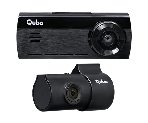 Qubo Car Dash Camera True 4K Dual Channel Front & Rear