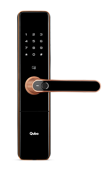 Qubo Smart Locks (5 Way Unlock, OC-HLM02BL1, Matte Black)