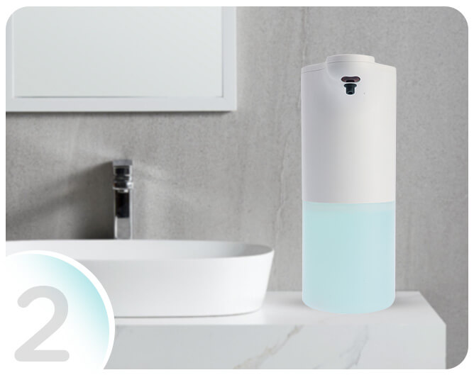 Qubo Automatic Foaming Soap Dispenser - Touchless, Hygienic, Spill Proof